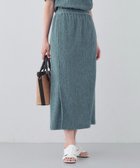 【インディヴィ/INDIVI】の春SALE!【日本製/SETUP可能】巻き風デザインスカート ブルー|ID: prp329100004532738 ipo3291000000032264688