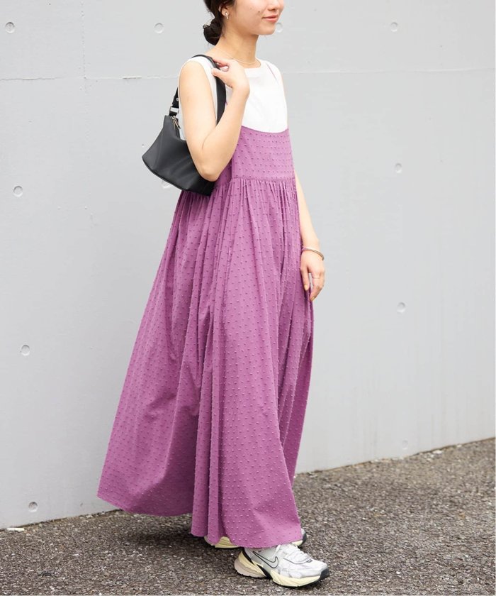 【スローブ イエナ/SLOBE IENA】の《2枚セット/一部カラーWEB・店舗限定》エアリーギャザーキャミワンピースセット インテリア・キッズ・メンズ・レディースファッション・服の通販 founy(ファニー) https://founy.com/ ファッション Fashion レディースファッション Ladies' Fashion Online ワンピース Dress キャミワンピース No Sleeve Dresses インナー Inner カットソー Cut And Sew ギャザー Gather シアー Sheer ドット Dot バランス Balance リボン Ribbon おすすめ Recommend 夏 Summer 2025年 2025 2025春夏・S/S Ss,Spring/Summer,2025 |ID: prp329100004532774 ipo3291000000032260595