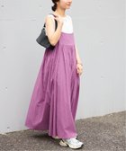 【スローブ イエナ/SLOBE IENA】の《2枚セット/一部カラーWEB・店舗限定》エアリーギャザーキャミワンピースセット パープル A|ID: prp329100004532774 ipo3291000000032260595