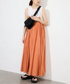 【スローブ イエナ/SLOBE IENA】の《2枚セット/一部カラーWEB・店舗限定》エアリーギャザーキャミワンピースセット オレンジ|ID: prp329100004532774 ipo3291000000032260596