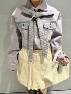 【リリーブラウン/Lily Brown】のカーブヘムクロップドデニムジャケット PNK[066]|ID: prp329100004532789 ipo3291000000032039633