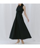 【アニュアンス/anuans】のツイストギャザーワンピース 人気、トレンドファッション・服の通販 founy(ファニー) ファッション Fashion レディースファッション Ladies' Fashion Online ワンピース Dress ツイスト Twist |ID:prp329100004532806