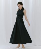 【アニュアンス/anuans】のツイストギャザーワンピース 人気、トレンドファッション・服の通販 founy(ファニー) ファッション Fashion レディースファッション Fashion for Women ワンピース Dresses ツイスト Tweed, Tweed Fabric |ID:prp329100004532806