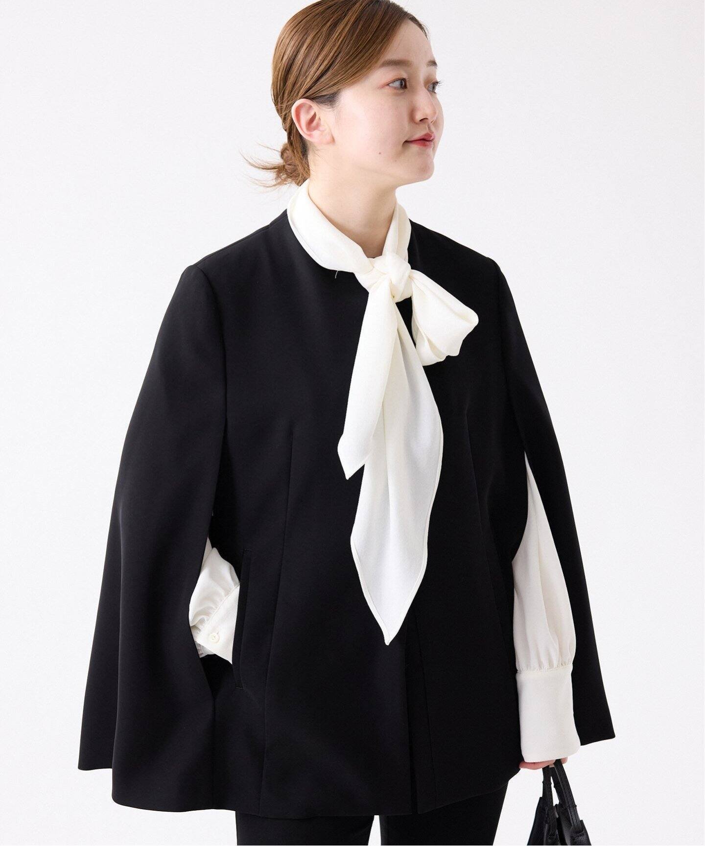 【イエナ/IENA】のケープジャケット 人気、トレンドファッション・服の通販 founy(ファニー) 　ファッション　Fashion　レディースファッション　WOMEN　アウター　Coat Outerwear　ジャケット　Jackets　2025年　2025　2025春夏・S/S　Ss,Spring/Summer,2025　おすすめ　Recommend　ジャケット　Jacket　セットアップ　Set Up　ダウン　Down　デニム　Denim　 other-1|ID: prp329100004532832 ipo3291000000032039810