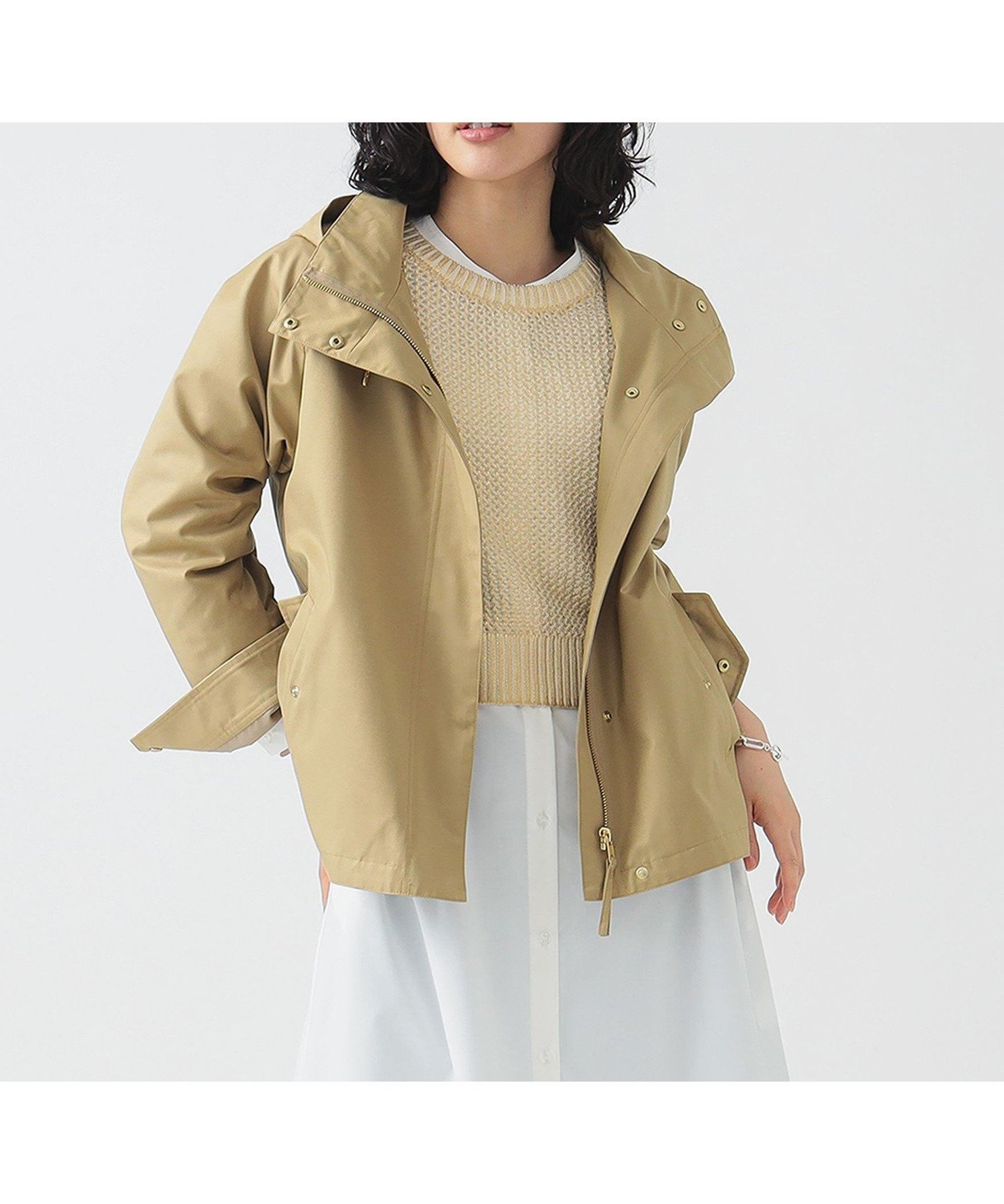 【ビーミングライフストアバイビームス/B:MING LIFE STORE by BEAMS】の撥水 マウンテンパーカー 25SS(S~L) インテリア・キッズ・メンズ・レディースファッション・服の通販 founy(ファニー) 　ファッション　Fashion　レディースファッション　WOMEN　トップス・カットソー　Tops/Tshirt　パーカ　Sweats　ショート　Short　スウェット　Sweat　スリーブ　Sleeve　ツイル　Twill　デニム　Denim　定番　Standard　パーカー　Hoodie　ロング　Long　おすすめ　Recommend　2025年　2025　2025春夏・S/S　Ss,Spring/Summer,2025　BEIGE|ID: prp329100004532839 ipo3291000000032222400