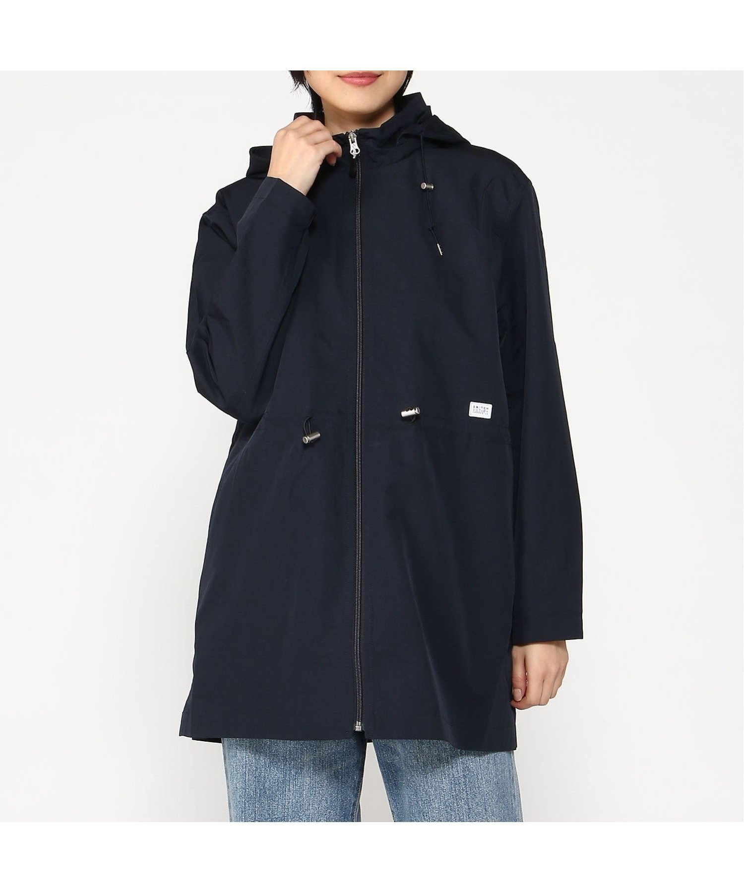 【クロコダイル/CROCODILE】のスピンドルデザイン フード付き ブラスコート インテリア・キッズ・メンズ・レディースファッション・服の通販 founy(ファニー) 　ファッション　Fashion　レディースファッション　WOMEN　アウター　Coat Outerwear　コート　Coats　イエロー　Yellow　スピンドル　Spindle　モッズコート　Mod Coat　リップ　Lip　ネイビー|ID: prp329100004532848 ipo3291000000032039887