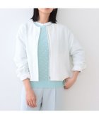 【インディヴィ/INDIVI】の春SALE!【洗える】凹凸素材シンプルブルゾン オフホワイト|ID: prp329100004532857 ipo3291000000032039917