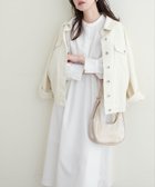 【ナチュラルクチュール/natural couture】のパール釦シャツワンピース オフホワイト|ID: prp329100004532861 ipo3291000000032039941