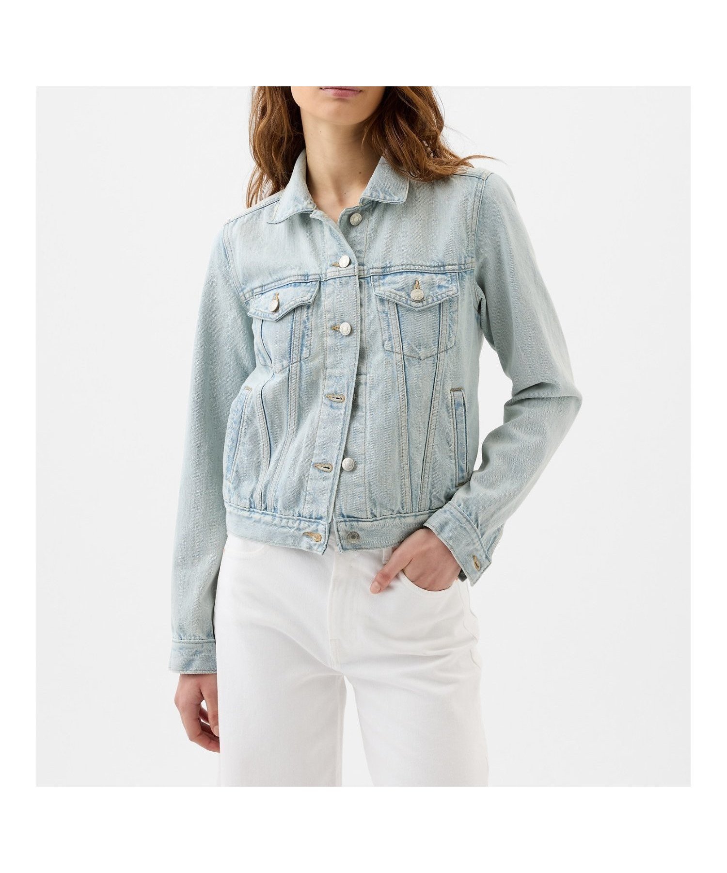 【ギャップ/GAP】のウォッシュウェル アイコン デニムジャケット 人気、トレンドファッション・服の通販 founy(ファニー) 　ファッション　Fashion　レディースファッション　WOMEN　アウター　Coat Outerwear　ジャケット　Jackets　デニムジャケット　Denim Jackets　ジャケット　Jacket　ストレート　Straight　デニム　Denim　パッチ　Patch　フィット　Fit　フロント　Front　ポケット　Pocket　リラックス　Relax　長袖　Long Sleeve　 other-1|ID: prp329100004532868 ipo3291000000032039970