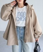 【リベリー/Riberry】のAラインマウンテンパーカー 人気、トレンドファッション・服の通販 founy(ファニー) ファッション Fashion レディースファッション WOMEN トップス・カットソー Tops/Tshirt パーカ Sweats インナー Inner スタンド Stand スニーカー Sneakers スリーブ Sleeve ダウン Down デニム Denim パーカー Hoodie ポケット Pocket ロング Long エレガント 上品 Elegant thumbnail ベージュ|ID: prp329100004532878 ipo3291000000032040015