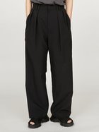 【エミ/emmi】のセミシアー2タックパンツ 人気、トレンドファッション・服の通販 founy(ファニー) ファッション Fashion レディースファッション WOMEN パンツ Pants おすすめ Recommend ジャケット Jacket セットアップ Set Up ポケット Pocket thumbnail BLK[009]|ID: prp329100004532884 ipo3291000000032040038