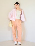 【エミ/emmi】のセミシアー2タックパンツ 人気、トレンドファッション・服の通販 founy(ファニー) ファッション Fashion レディースファッション WOMEN パンツ Pants おすすめ Recommend ジャケット Jacket セットアップ Set Up ポケット Pocket thumbnail CORAL[062]|ID: prp329100004532884 ipo3291000000032040043