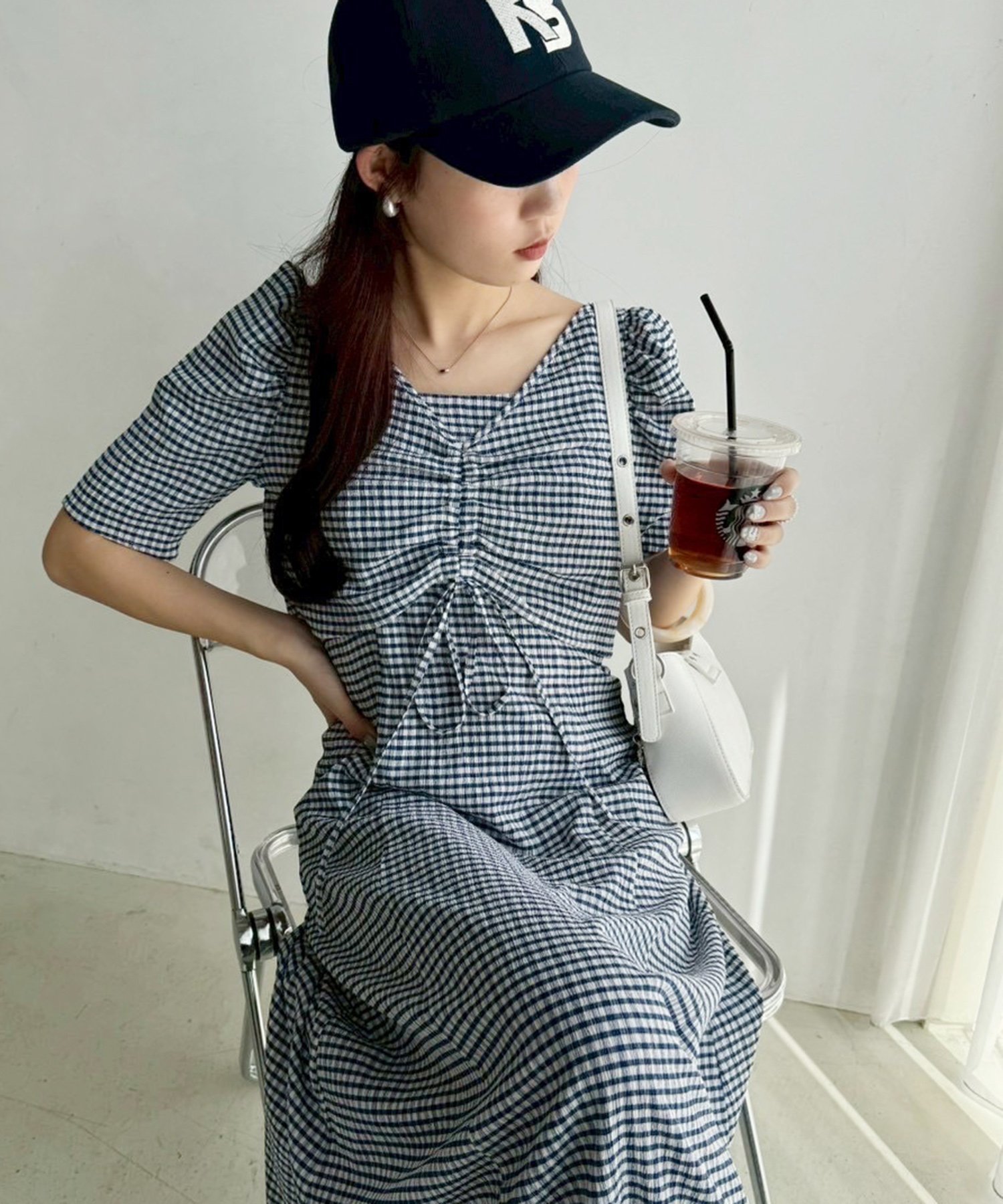 【ナイスクラップ/NICE CLAUP】の【WEB限定リバイバル】しぼしぼマルチウェイワンピース インテリア・キッズ・メンズ・レディースファッション・服の通販 founy(ファニー) 　ファッション　Fashion　レディースファッション　WOMEN　ワンピース　Dress　2025年　2025　2025春夏・S/S　Ss,Spring/Summer,2025　おすすめ　Recommend　インナー　Inner　キャミワンピース　Cami Dress　クロップド　Cropped　コンパクト　Compact　デニム　Denim　夏　Summer　春　Spring　S/S・春夏　Ss・Spring/Summer　ネイビー|ID: prp329100004532890 ipo3291000000032262323