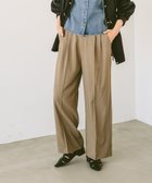 【グローバルワーク/GLOBAL WORK】のお手入れラクラクセットアップ/ワイドパンツ/290027 オリーブベージュ57|ID: prp329100004532920 ipo3291000000032611809