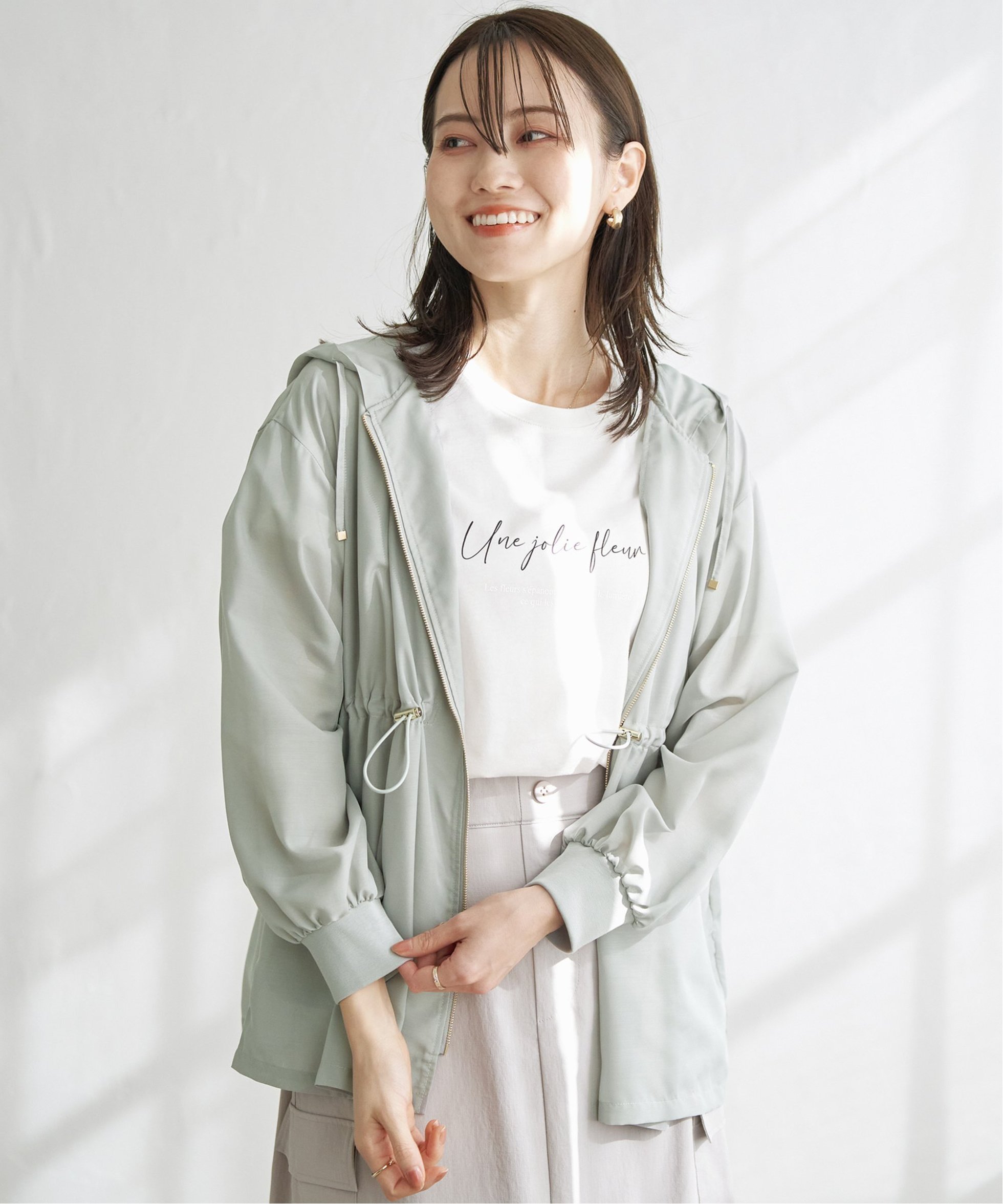 【イッカ/ikka】のシアーマウンテンパーカー インテリア・キッズ・メンズ・レディースファッション・服の通販 founy(ファニー) 　ファッション　Fashion　レディースファッション　Fashion for Women　トップス・カットソー　Cut & Sew Tops　レディースパーカー・カジュアルフーディー　Casual Hoodies & Sweatshirts　シアー　Sheer, See-Through　パーカー　Hoodie, Parka　春　Spring　ライトブルー|ID: prp329100004532924 ipo3291000000032570947