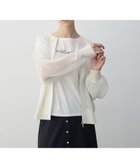 【ルスークホリデー/LE SOUK HOLIDAY】のメッシュブルゾン オフホワイト|ID: prp329100004532930 ipo3291000000032040238