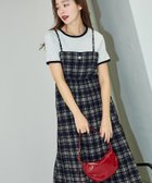 【フリークスストア/FREAK'S STORE】のワンポイント刺繍 楊柳 キャミワンピース 限定展開 25SS ネイビー|ID: prp329100004532934 ipo3291000000032735457