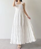【ジュノア/JUNOAH】のmipiarl ギャザーショルダーエアリーワンピース【一部ペチスカートセット】 ホワイト|ID: prp329100004532937 ipo3291000000032668661