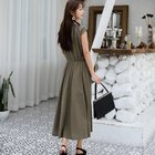 【メゾンドラティール/maison de LATIR】のリネン風シンプルワンピース 人気、トレンドファッション・服の通販 founy(ファニー) ファッション Fashion レディースファッション WOMEN ワンピース Dress おすすめ Recommend シンプル Simple スリーブ Sleeve フェミニン Feminine フレンチ French リネン Linen 羽織 Haori thumbnail カーキー|ID: prp329100004532944 ipo3291000000032040307