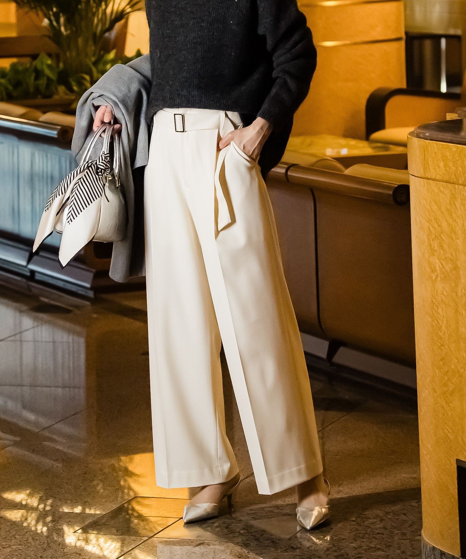 【ロートレ アモン/LAUTRE AMONT】の吸湿発熱BEATWARMパンツ≪洗濯機で洗える≫ 人気、トレンドファッション・服の通販 founy(ファニー) 　ファッション　Fashion　レディースファッション　WOMEN　パンツ　Pants　洗える　Washable　ストレッチ　Stretch　ハーフ　Half　フラット　Flat　フロント　Front　ワイド　Wide　冬　Winter　A/W・秋冬　Aw・Autumn/Winter・Fw・Fall-Winter　 other-1|ID: prp329100004532951 ipo3291000000032040330