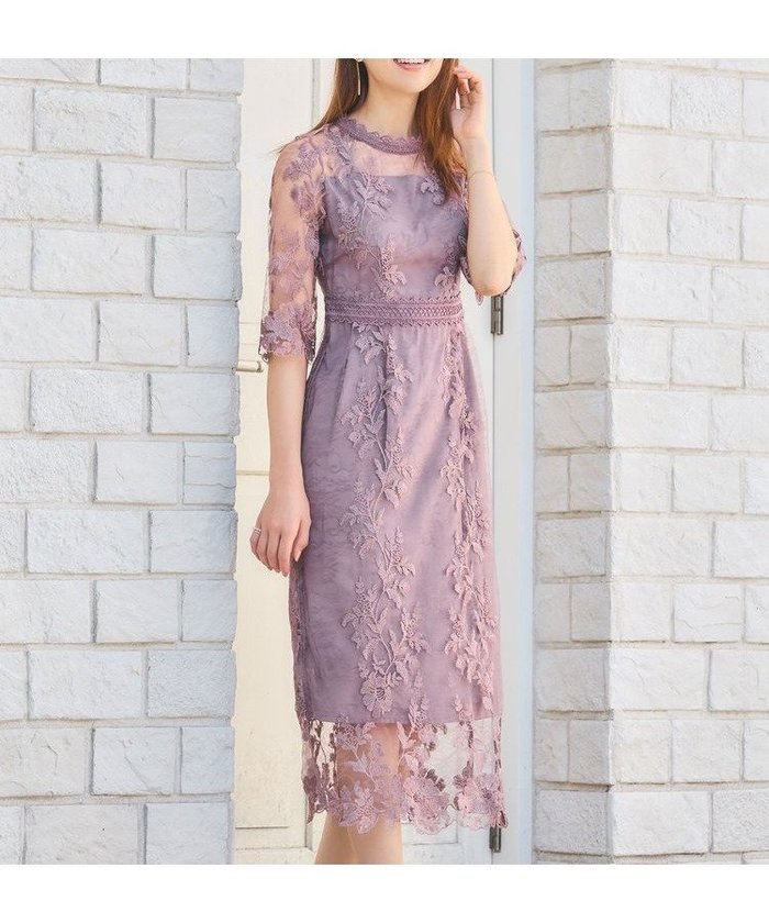 【ドレス/DRESS+】のワンピース ドレス 総レース ミモレ丈 結婚式 インテリア・キッズ・メンズ・レディースファッション・服の通販 founy(ファニー) https://founy.com/ ファッション Fashion レディースファッション WOMEN ワンピース Dress ドレス Party Dresses エレガント 上品 Elegant クラシカル Classical シアー Sheer スカラップ Scalloped デコルテ Decolletage ドレス Dress ミモレ Mimore リボン Ribbon レース Race 結婚式 Wedding Ceremony |ID: prp329100004532952 ipo3291000000032040337