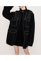 【スライ/SLY】の2WAY OVER SAFARI ジャケット 人気、トレンドファッション・服の通販 founy(ファニー) ファッション Fashion レディースファッション WOMEN アウター Coat Outerwear ジャケット Jackets ジャケット Jacket スリーブ Sleeve デニム Denim フロント Front ベスト Vest ボトム Bottom ポケット Pocket マニッシュ Mannish リップ Lip thumbnail BLK|ID: prp329100004532953 ipo3291000000032040342
