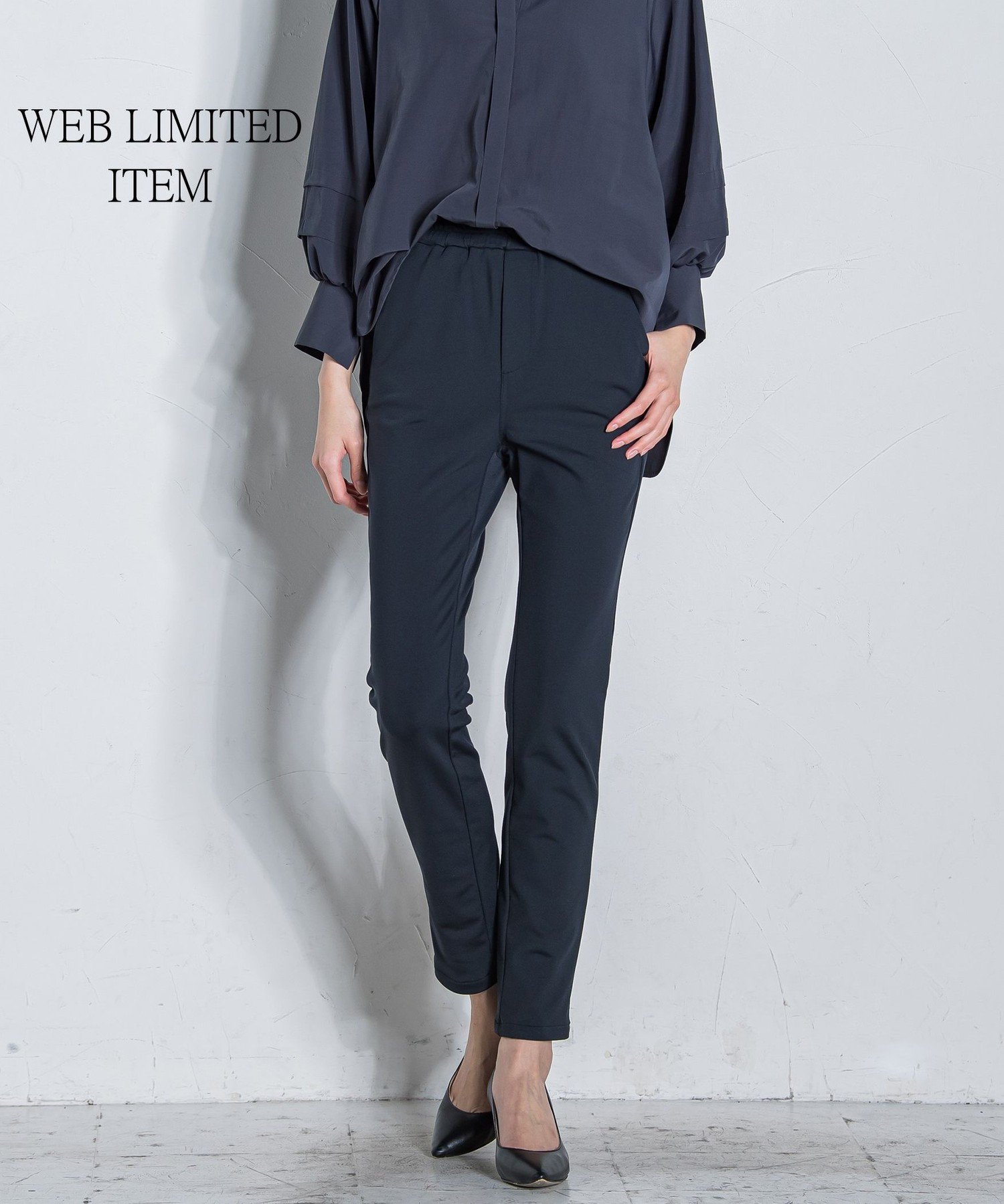 【ラ エフ/Laf…】の【WEB限定/新色追加】モデルチェンジ37.5ハイテンションパンツ≪洗濯機で洗える≫ インテリア・キッズ・メンズ・レディースファッション・服の通販 founy(ファニー) 　ファッション　Fashion　レディースファッション　WOMEN　パンツ　Pants　洗える　Washable　定番　Standard　ポケット　Pocket　レギンス　Leggings　ネイビー|ID: prp329100004532957 ipo3291000000032040366