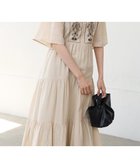 【バブ ブージュルード/Bab Bou Jeloud】の【低身長向けサイズあり】袖フレアーティアード刺繍ワンピース BEIGE|ID: prp329100004532960 ipo3291000000032751767