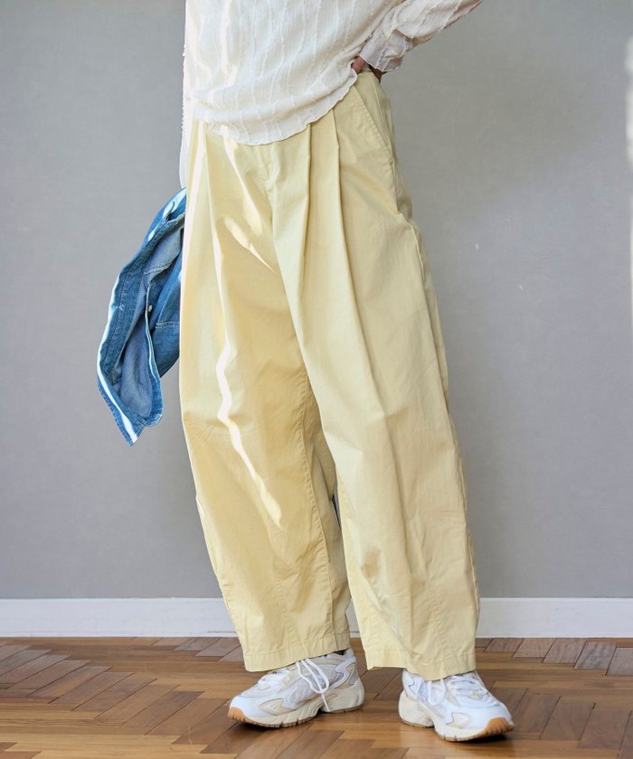 【コーエン/COEN】のランタンパンツ インテリア・キッズ・メンズ・レディースファッション・服の通販 founy(ファニー) https://founy.com/ ファッション Fashion レディースファッション Ladies' Fashion Online パンツ Pants おすすめ Recommend ツイル Twill フェイク Fake ポケット Pocket リラックス Relax ロング Long 春 Spring |ID: prp329100004532964 ipo3291000000032611501