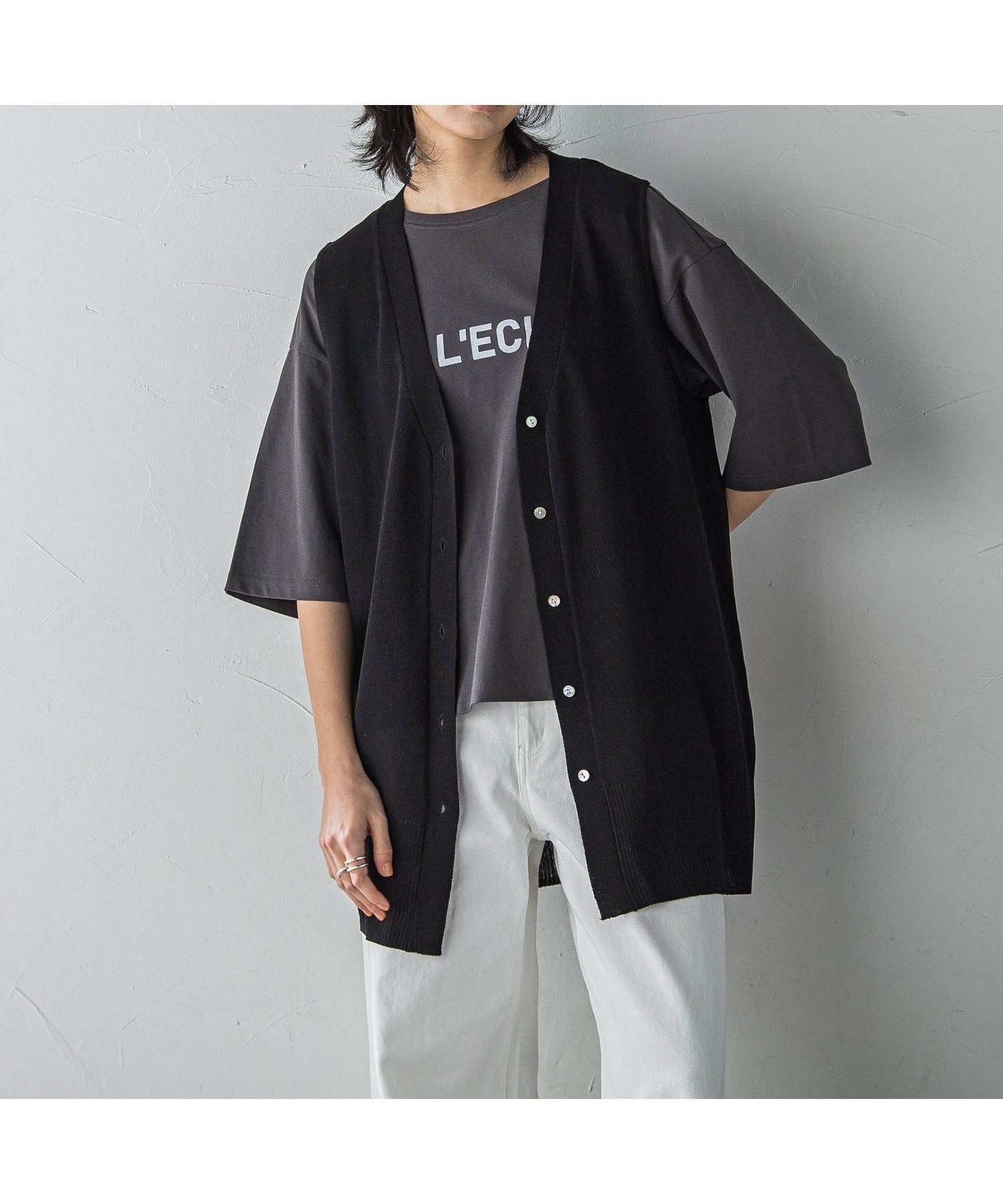 【メイソングレイ/MAYSON GREY】のハイゲージニットロングジレ≪手洗い可能≫ 人気、トレンドファッション・服の通販 founy(ファニー) 　ファッション　Fashion　レディースファッション　WOMEN　アウター　Coat Outerwear　トップス・カットソー　Tops/Tshirt　ニット　Knit Tops　ベスト/ジレ　Gilets/Vests　インナー　Inner　ストレート　Straight　パターン　Pattern　 other-1|ID: prp329100004532981 ipo3291000000032040478