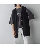 【メイソングレイ/MAYSON GREY】のハイゲージニットロングジレ≪手洗い可能≫ 人気、トレンドファッション・服の通販 founy(ファニー) ファッション Fashion レディースファッション WOMEN アウター Coat Outerwear トップス・カットソー Tops/Tshirt ニット Knit Tops ベスト/ジレ Gilets/Vests インナー Inner ストレート Straight パターン Pattern thumbnail ブラック|ID: prp329100004532981 ipo3291000000032040481