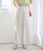 【アンデミュウ/Andemiu】のフロントタックワイドパンツ 人気、トレンドファッション・服の通販 founy(ファニー) ファッション Fashion レディースファッション WOMEN パンツ Pants カットソー Cut And Sew シンプル Simple フロント Front プレーン Plane ワイド Wide エレガント 上品 Elegant thumbnail アイボリー|ID: prp329100004533019 ipo3291000000032040630