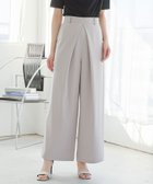 【アンデミュウ/Andemiu】のフロントタックワイドパンツ 人気、トレンドファッション・服の通販 founy(ファニー) ファッション Fashion レディースファッション WOMEN パンツ Pants カットソー Cut And Sew シンプル Simple フロント Front プレーン Plane ワイド Wide エレガント 上品 Elegant thumbnail グレージュ|ID: prp329100004533019 ipo3291000000032040636