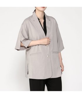 【インタープラネット/INTERPLANET】の麻調合繊パール釦ジャケット 人気、トレンドファッション・服の通販 founy(ファニー) ファッション Fashion レディースファッション WOMEN アウター Coat Outerwear ジャケット Jackets クール Cool ジャケット Jacket スリット Slit ダウン Down パール Pearl ベーシック Basic 羽織 Haori ビジネス 仕事 通勤 Business |ID:prp329100004533036
