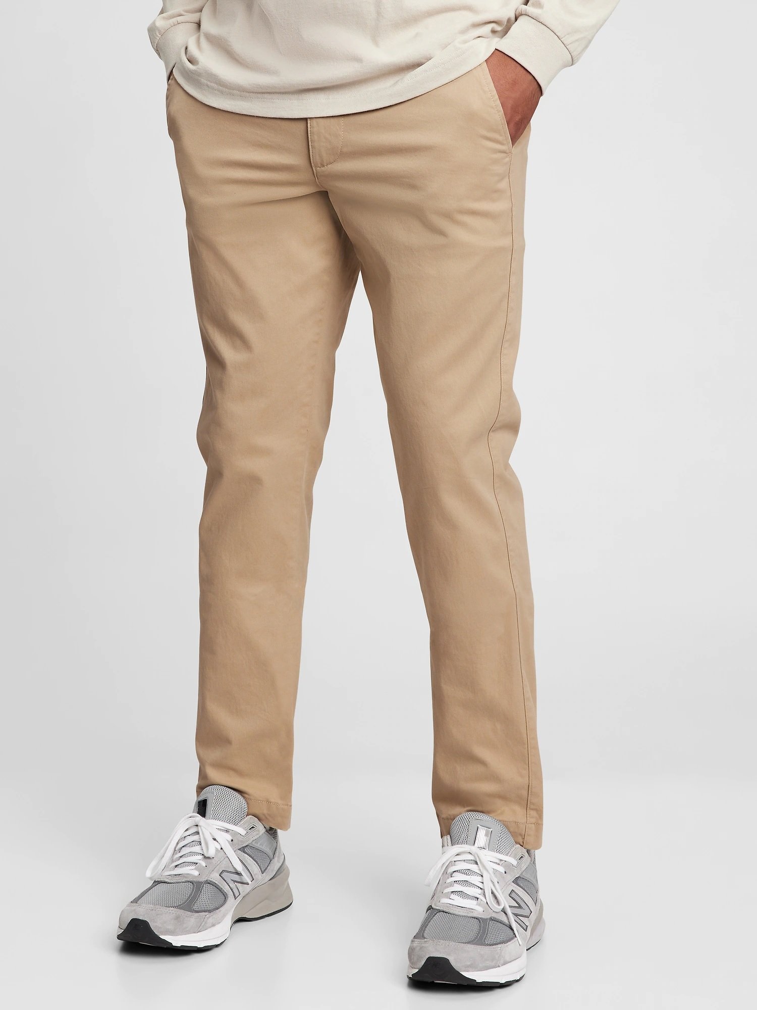【ギャップ/GAP】のGapflex エッセンシャル カーキ スリムフィット インテリア・キッズ・メンズ・レディースファッション・服の通販 founy(ファニー) 　ファッション　Fashion　レディースファッション　WOMEN　ストレッチ　Stretch　スリム　Slim　ツイル　Twill　フィット　Fit　フロント　Front　ポケット　Pocket　ICONIC_KHAKI|ID: prp329100004533039 ipo3291000000032040705