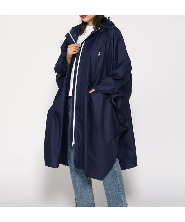 【ムーンバット/MOONBAT】のPOLO RALPH LAUREN/レインコート ポンチョ 無地 インテリア・キッズ・メンズ・レディースファッション・服の通販 founy(ファニー) https://founy.com/ ファッション Fashion レディースファッション WOMEN アウター Coat Outerwear コート Coats ポンチョ Ponchos ジップアップ Zip Up ポンチョ Poncho 無地 Plain Color |ID: prp329100004533040 ipo3291000000032040710