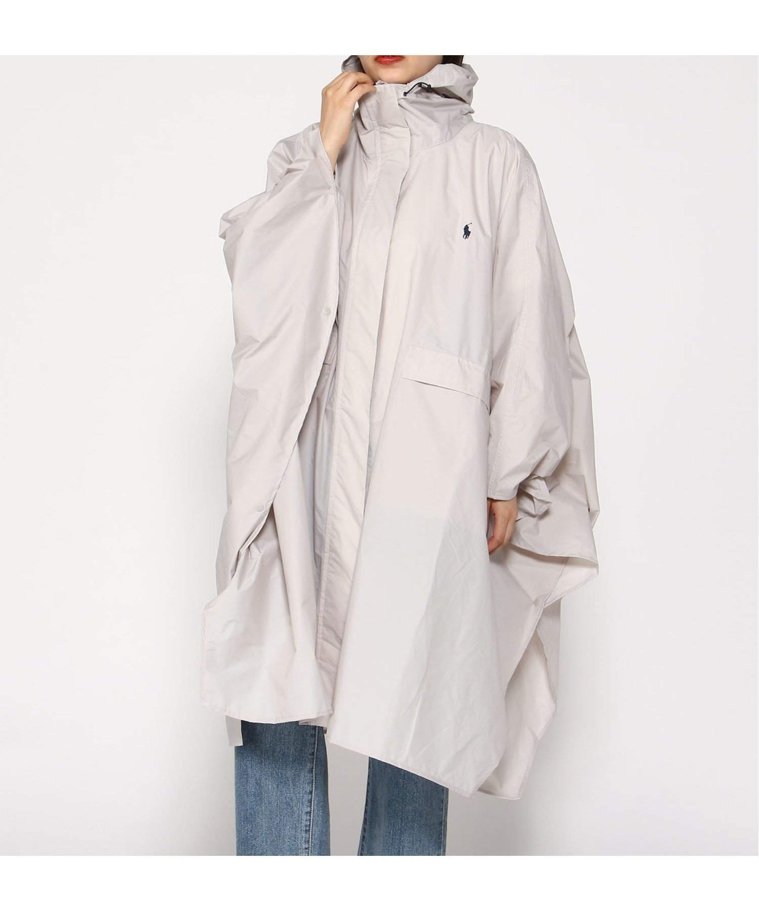 【ムーンバット/MOONBAT】のPOLO RALPH LAUREN/レインコート ポンチョ 無地 インテリア・キッズ・メンズ・レディースファッション・服の通販 founy(ファニー) 　ファッション　Fashion　レディースファッション　Fashion for Women　アウター　Coat / Outerwear Collection　コート・ロングコート・ピーコート　Long Coats, Peacoats & More　ポンチョ・ケープコート　Ponchos & Capes　アイビー　Ivy Pattern　コンパクト　Compact, Small Size　シューズ　Shoes, Footwear　シンプル　Simple, Minimal　ジップアップ　Zip-Up, Full Zip　ニューヨーク　New York, NYC Style　フラット　Flat, Flat Shoes　ボックス　Boxy, Box Shape　ポンチョ　Poncho, Cape Style　無地　Plain, Solid Color　ラップ　Wrap, Wrap Design　ワンポイント　One Point, Statement Accent　ライトグレー|ID: prp329100004533040 ipo3291000000032745110
