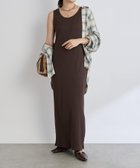【リヴドロワ/RIVE DROITE】の【マイナス3kg/レビュー高評価 】2WAYリブタンクワンピース 人気、トレンドファッション・服の通販 founy(ファニー) ファッション Fashion レディースファッション Fashion for Women ワンピース Dresses おすすめ Recommended / Our Picks シンプル Simple, Minimal テレコ Ribbed, Rib Stitch ロング Long, Long-Length thumbnail ブラウン|ID: prp329100004533045 ipo3291000000033424151