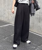 【コロニートゥーワンスリーナイン/COLONY 2139】の【PIKO LEI企画】2タックコットンツイルストレートパンツ 人気、トレンドファッション・服の通販 founy(ファニー) ファッション Fashion レディースファッション WOMEN パンツ Pants インナー Inner ストレート Straight フロント Front ポケット Pocket リラックス Relax ロング Long thumbnail ブラック|ID: prp329100004533048 ipo3291000000032040757