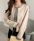【その他のブランド/Other】のフェイクスエード ノーカラー ライダース ジャケット 人気、トレンドファッション・服の通販 founy(ファニー) ファッション Fashion レディースファッション WOMEN アウター Coat Outerwear ジャケット Jackets ライダース Riders Jacket なめらか Smooth ジャケット Jacket スエード Suede フィット Fit フェイクスエード Faux Suede ポケット Pocket ライダース Riders thumbnail アイボリー|ID: prp329100004533062 ipo3291000000032230354