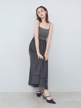 【リリーブラウン/Lily Brown】の【WEB限定カラー】【WEB限定00サイズ】ニットビスチェ切り替えワンピース 人気、トレンドファッション・服の通販 founy(ファニー) ファッション Fashion レディースファッション WOMEN ワンピース Dress カーディガン Cardigan シンプル Simple セットアップ Set Up ドッキング Docking バランス Balance フィット Fit ボーダー Border おすすめ Recommend |ID:prp329100004533068