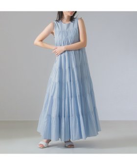 【デミルクス ビームス/Demi-Luxe BEAMS】の【別注】MARIHA / ミューズ ソリッド ワンピース 25SS 旅行 ドレス 人気、トレンドファッション・服の通販 founy(ファニー) ファッション Fashion レディースファッション WOMEN ワンピース Dress ドレス Party Dresses インド India インナー Inner くるぶし Ankle カーディガン Cardigan シンプル Simple ジャケット Jacket ティアード Tiered ドレス Dress ネップ Nep Yarn ノースリーブ No Sleeve バランス Balance プリント Print 別注 Special Order ラウンド Round おすすめ Recommend 旅行 Travel エレガント 上品 Elegant 2025年 2025 2025春夏・S/S Ss,Spring/Summer,2025 |ID:prp329100004533104