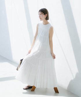 【デミルクス ビームス/Demi-Luxe BEAMS】の【別注】MARIHA / ミューズ ソリッド ワンピース 25SS 旅行 お呼ばれ ドレス 選べる丈感 人気、トレンドファッション・服の通販 founy(ファニー) ファッション Fashion レディースファッション WOMEN ワンピース Dress ドレス Party Dresses インド India インナー Inner くるぶし Ankle カーディガン Cardigan シンプル Simple ジャケット Jacket ティアード Tiered ドレス Dress ネップ Nep Yarn ノースリーブ No Sleeve バランス Balance プリント Print 別注 Special Order ラウンド Round おすすめ Recommend 旅行 Travel エレガント 上品 Elegant 2025年 2025 2025春夏・S/S Ss,Spring/Summer,2025 |ID:prp329100004533104