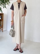 【アンディコール/un dix cors】の《累計販売1万枚突破!・3サイズ展開》スリットネックジャンスカ 人気、トレンドファッション・服の通販 founy(ファニー) ファッション Fashion レディースファッション WOMEN コンパクト Compact スリット Slit 人気 Popularity 楽ちん Easy thumbnail ベージュ|ID: prp329100004533109 ipo3291000000032317790
