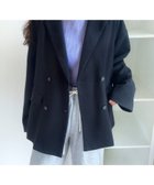 【ジュノア/JUNOAH】のヘリンボーンテーラードジャケット ブラック|ID: prp329100004533114 ipo3291000000032041023
