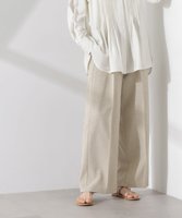 【ナノ ユニバース/nano universe】の多機能素材スラックス(セットアップ可) 人気、トレンドファッション・服の通販 founy(ファニー) ファッション Fashion レディースファッション WOMEN セットアップ Setup 吸水 Water Absorption ジャケット Jacket スラックス Slacks セットアップ Set Up センター Center ダブル Double リネン Linen ワイド Wide おすすめ Recommend 夏 Summer エレガント 上品 Elegant ビジネス 仕事 通勤 Business 2025年 2025 2025春夏・S/S Ss,Spring/Summer,2025 |ID:prp329100004533116
