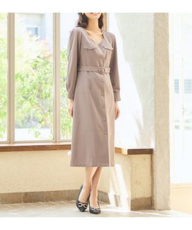 【ドレス/DRESS+】のフォーマル ワンピース オフィスカジュアル 袖あり 人気、トレンドファッション・服の通販 founy(ファニー) ファッション Fashion レディースファッション WOMEN ワンピース Dress シャツワンピ Shirt Dress デコルテ Decolletage フォーマル Formal フラップ Flap フロント Front ポケット Pocket |ID:prp329100004533123