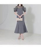 【その他のブランド/Other】のLEJA-パールビジューオーガンジーレースマーメイドドレス 人気、トレンドファッション・服の通販 founy(ファニー) ファッション Fashion レディースファッション WOMEN ワンピース Dress ドレス Party Dresses thumbnail GRAY|ID: prp329100004533129 ipo3291000000032041092