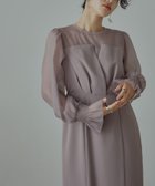 【その他のブランド/Other】のビスチェ風ボリュームスリーブシフォンドレス モカ|ID: prp329100004533136 ipo3291000000032041117