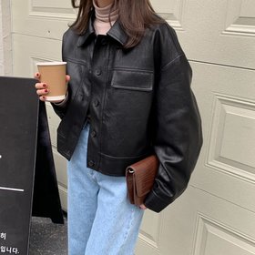 【ミニミニストア/miniministore】のライダースジャケット PUレザーブルゾン 人気、トレンドファッション・服の通販 founy(ファニー) ファッション Fashion レディースファッション WOMEN アウター Coat Outerwear ジャケット Jackets ブルゾン Blouson/Jackets ライダース Riders Jacket ジャケット Jacket フェイクレザー Faux Leather ブルゾン Blouson ライダースジャケット Riders Jacket A/W・秋冬 Aw・Autumn/Winter・Fw・Fall-Winter 長袖 Long Sleeve |ID:prp329100004533139